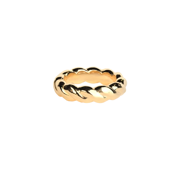 Knot Band Ring Gold - Emma Israelsson - Schmuck im skandinavischen Design - Nordic Spectra