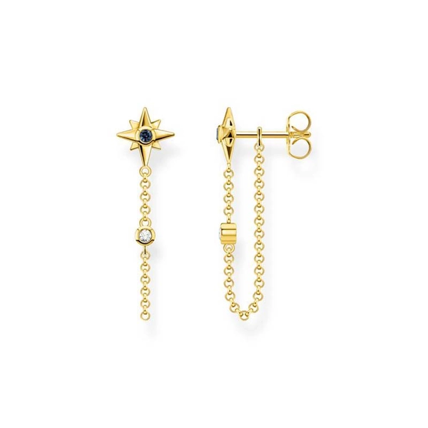 Pin Korvakoru Royalty Tähti Kulta - Thomas Sabo - Suuri valikoima & ilmainen lahjapaketointi - Nordicspectra.fi