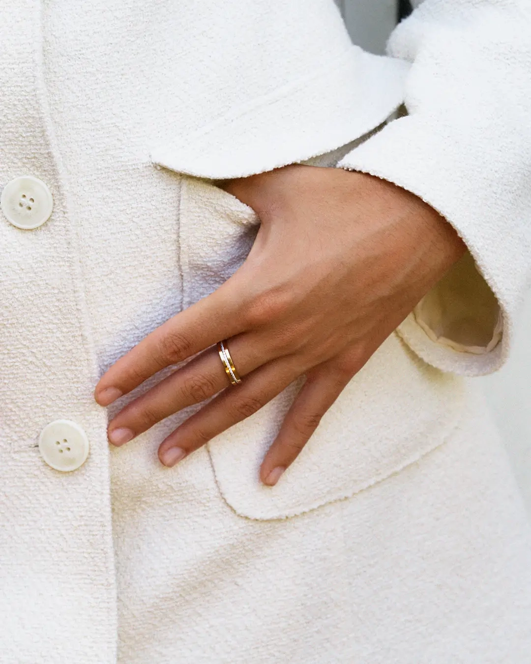 Josefin Ring Gold - Edblad - Snabba leveranser - Gratis paketinslagning