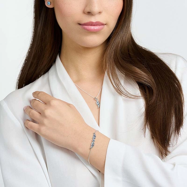 Armband fenixvingar Blå Stenar Silver - Thomas Sabo berlock - Snabb frakt & paketinslagning - Nordicspectra.se