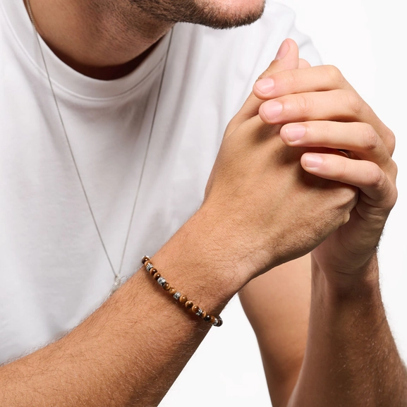 Armband Talisman Tigeröga - Thomas Sabo berlock - Snabb frakt & paketinslagning - Nordicspectra.se