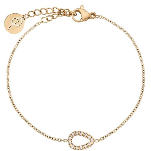 Sander Contour Bracelet CZ Gold - Edblad - Snabb frakt & paketinslagning - Nordicspectra.se