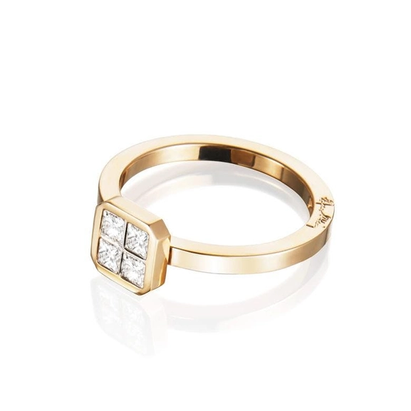 4 Love Ring 0.40 ct Gold - Efva Attling ringar - Snabb frakt & paketinslagning - Nordicspectra.se