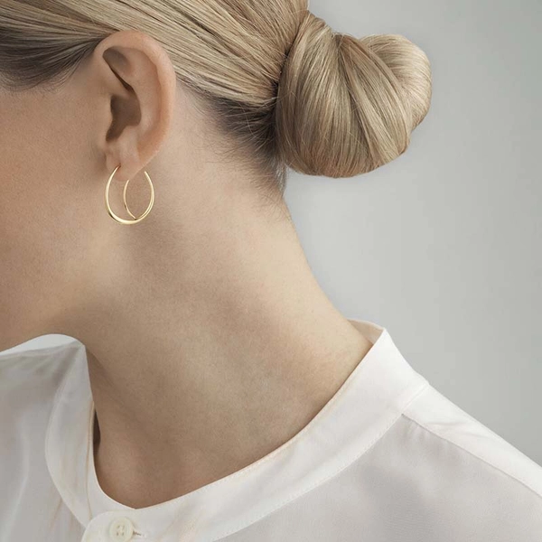 Offspring Ohreringe Haken Gold von Georg Jensen, Schneller Versand - Nordicspectra.de