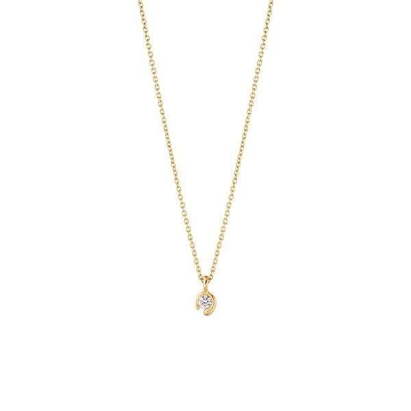 Mercy Halsband med Hängsmycke 0.05 ct Guld - Georg Jensen örhängen - Snabb frakt & paketinslagning - Nordicspectra.se