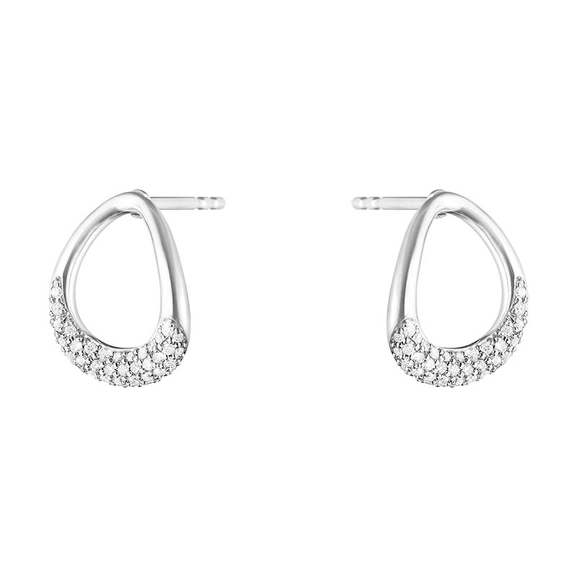 Offspring Ohrringe Klein Mit Diamant 0.19 ct von Georg Jensen, Schneller Versand - Nordicspectra.de
