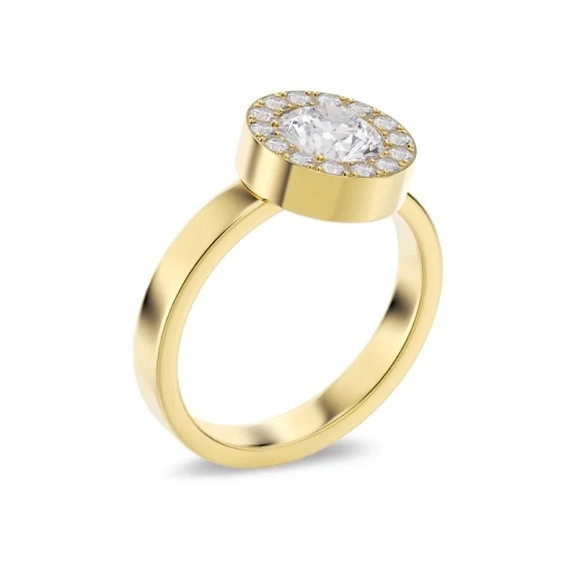 Thassos Ring Gold - Edblad - Snabb leverans - Gratis paketinslagning