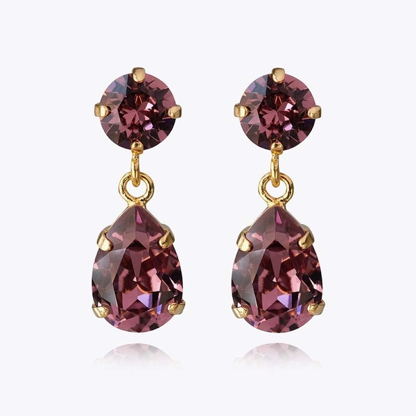 Mini Drop Earrings Gold Iris - Caroline Svedbom - Nopea toimitus ja lahjapakkaus - Nordic Spectra