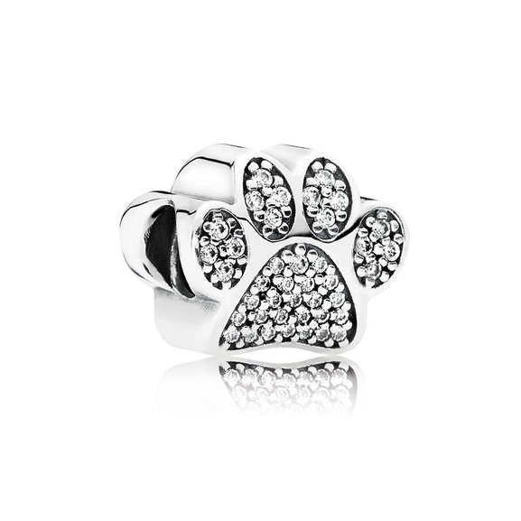 Sparkling Paw Print Charm von PANDORA, Schneller Versand - Nordicspectra.de