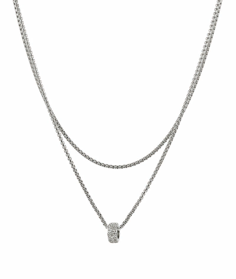 CLARISSA Halsband Stål - Astrid & Agnes - Snabb frakt & paketinslagning - Nordicspectra.se