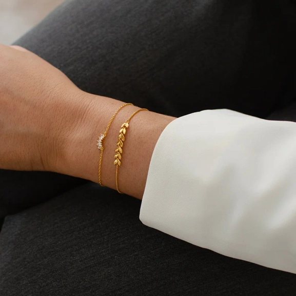 Layers Simone Bracelet Gold - Syster P - Snabb leverans & Gratis paketinslagning - Nordic Spectra