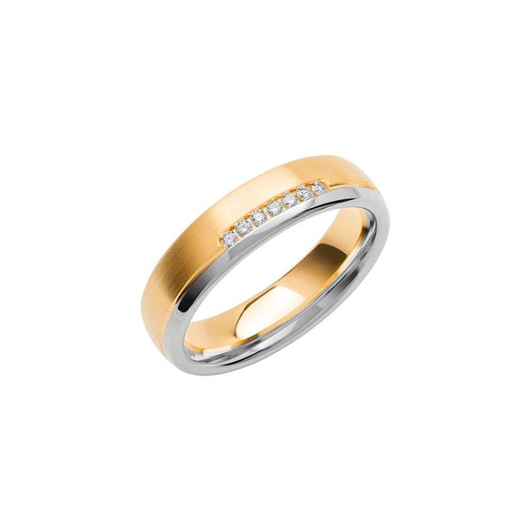 SR4009 Gold/White Gold - Wedding & engagement rings - Schalins - Scandinavian design - Nordic Spectra
