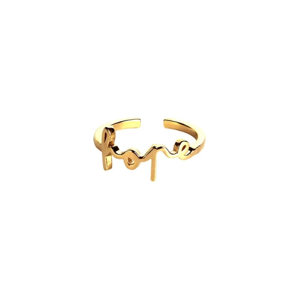 Hope Ring Gold i glänsande guld med elegant design