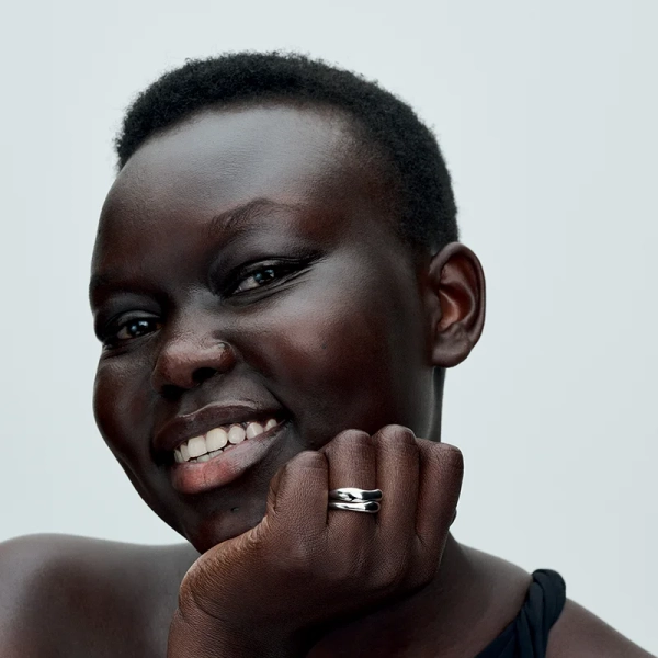 Organisch Geformte Stacking-Ringe - PANDORA - Nordic Spectra