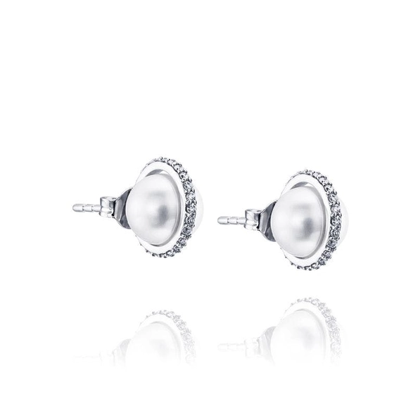 Day Pearl & Stars Ear White Gold von Efva Attling, Schneller Versand - Nordicspectra.de
