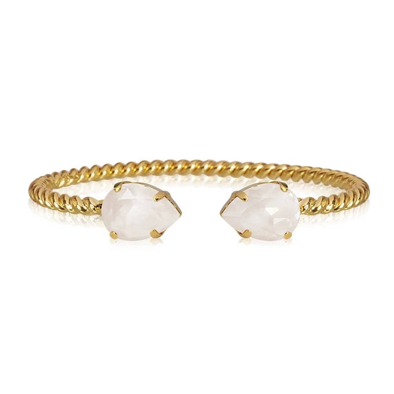 Caroline Svedbom - Mini Drop Bracelet Gold Electric White