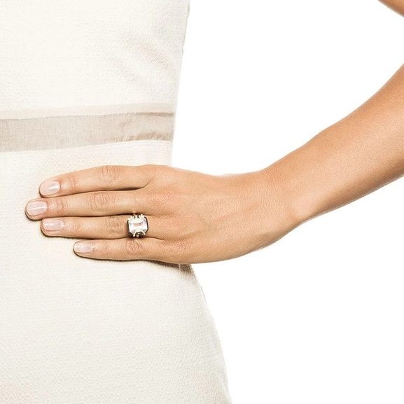 Little Magic Star Ring Crystal Quartz Gold - Efva Attling ringar - Snabb frakt & paketinslagning - Nordicspectra.se