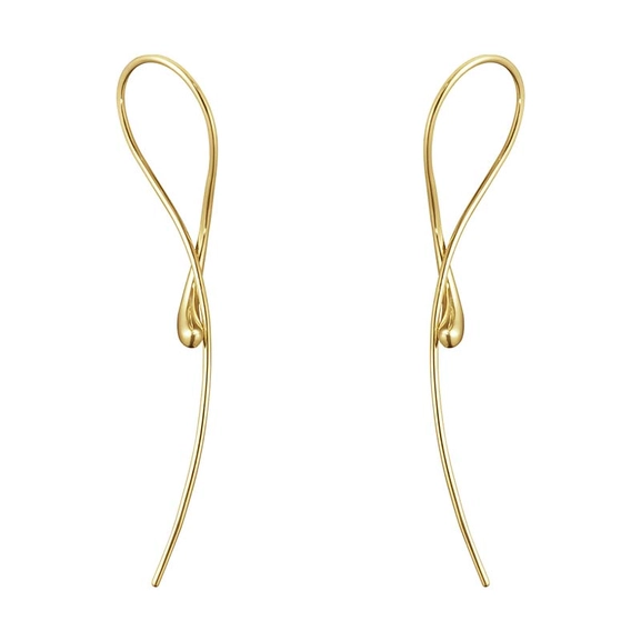 Mercy Ohreringe Haken Gold von Georg Jensen, Schneller Versand - Nordicspectra.de