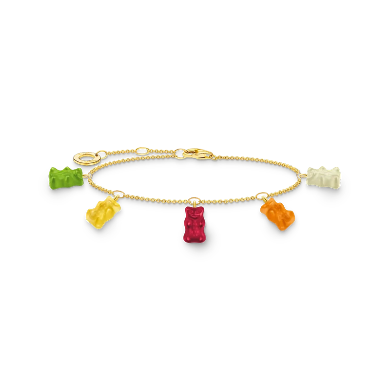 Thomas Sabo – HARIBO Armband Mixade Gummibjörnar Guld