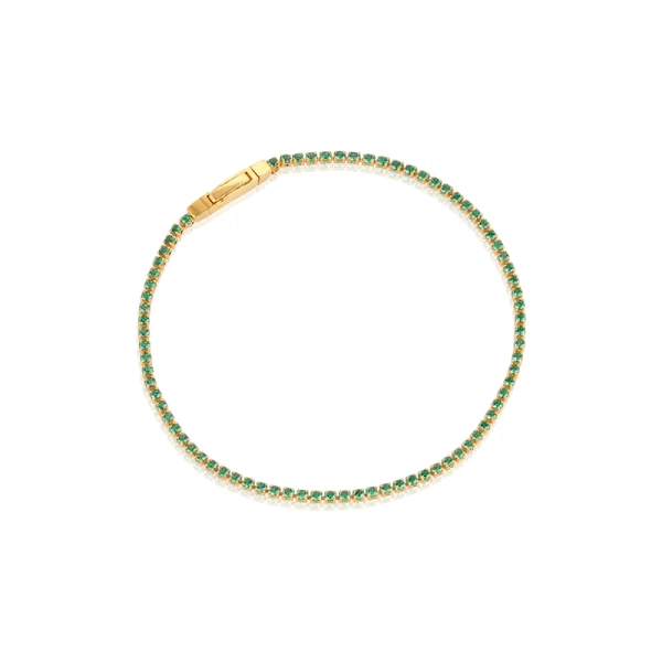Ellera Armband Guld Grön från Sif Jakobs