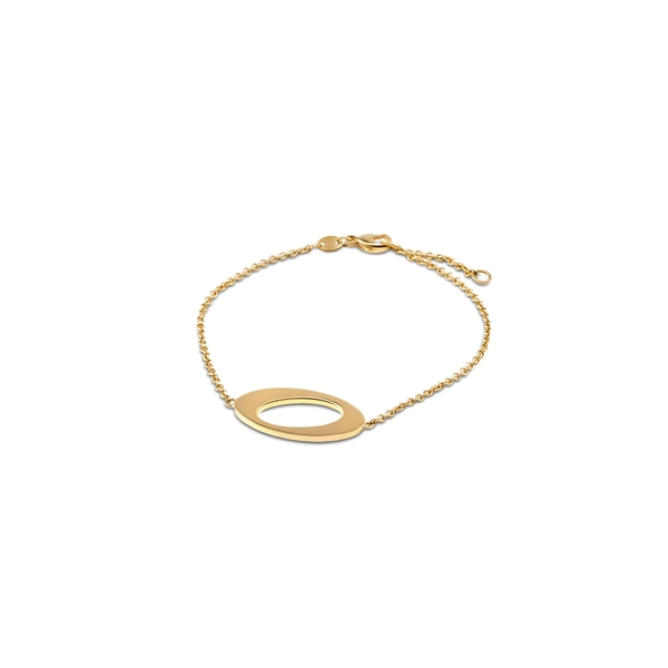 Oval & Out Bracelet 18K Gold von Nordic Spectra, Schneller Versand - Nordicspectra.de