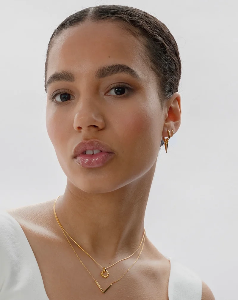 Juno Single Hoops Gold - Syster P - Snabb leverans & Gratis paketinslagning - Nordic Spectra