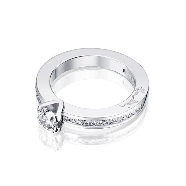 Heart To Heart Ring 0.50 ct White Gold - Efva Attling ringar - Snabb frakt & paketinslagning - Nordicspectra.se