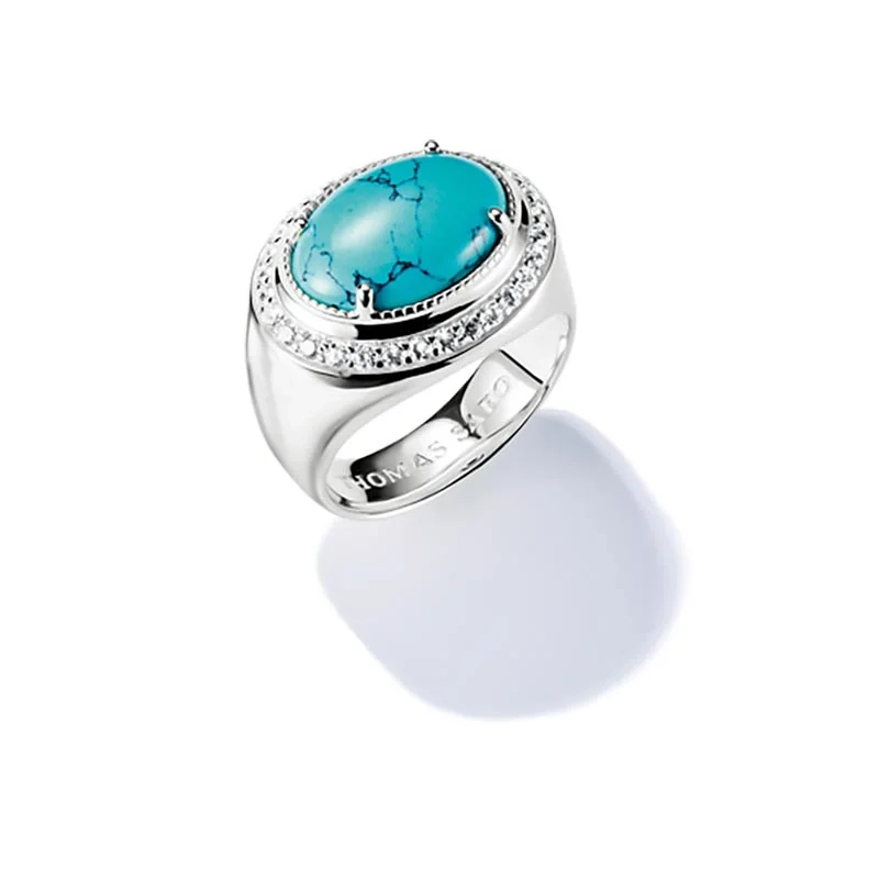 Thomas Sabo – Oval Turkos Ring