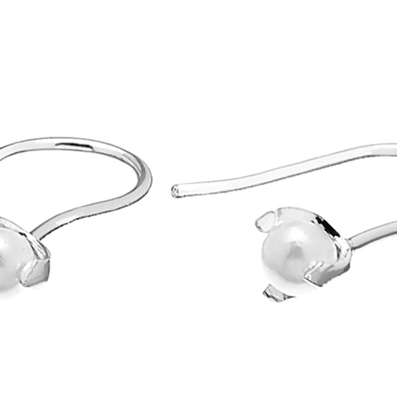 Pearl Short Ear Silver -CU Jewellery - Snabb frakt & paketinslagning - Nordicspectra.se