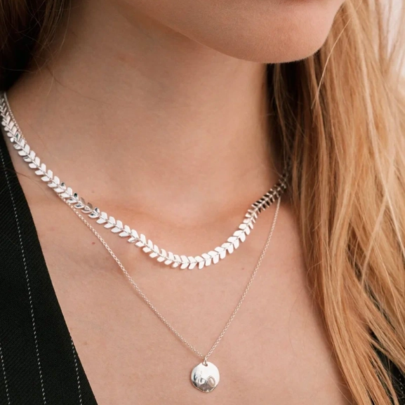 Layers Olivia Necklace Silver - Syster P - Snabb leverans & Gratis paketinslagning - Nordic Spectra