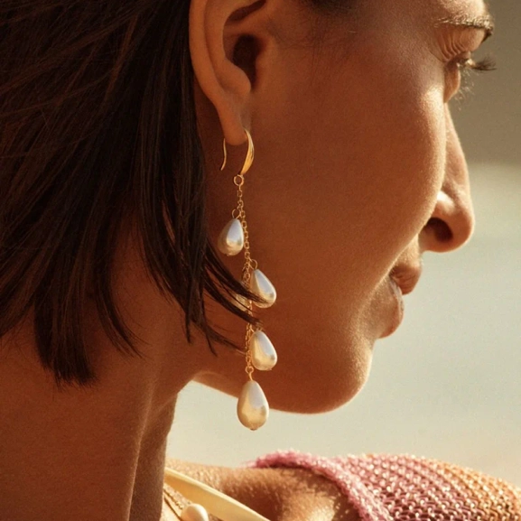 Angeleno Earrings Gold - Edblad - Snabb frakt & paketinslagning - Nordic Spectra