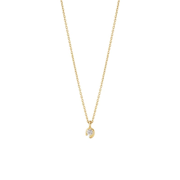 Mercy Halsband med Hängsmycke 0.05 ct Guld - Georg Jensen örhängen - Snabb frakt & paketinslagning - Nordicspectra.se