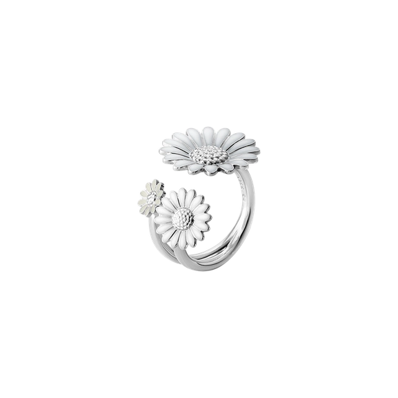 Daisy x Stine Goya Weiß Ring von Georg Jensen, Schneller Versand - Nordicspectra.de