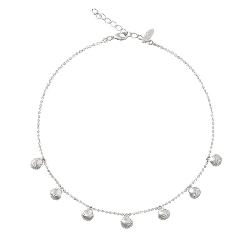 Caroline Svedbom - Petite Shell Choker Rhodium