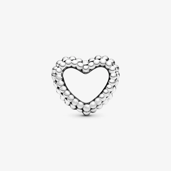 Beaded Open Heart Hela - PANDORA - Suuri valikoima & ilmainen lahjapaketointi - Nordicspectra.fi