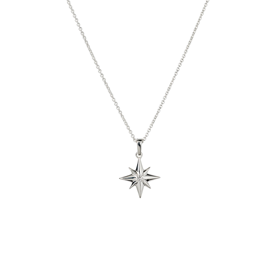 Syster P - North Star Big Necklace Silver