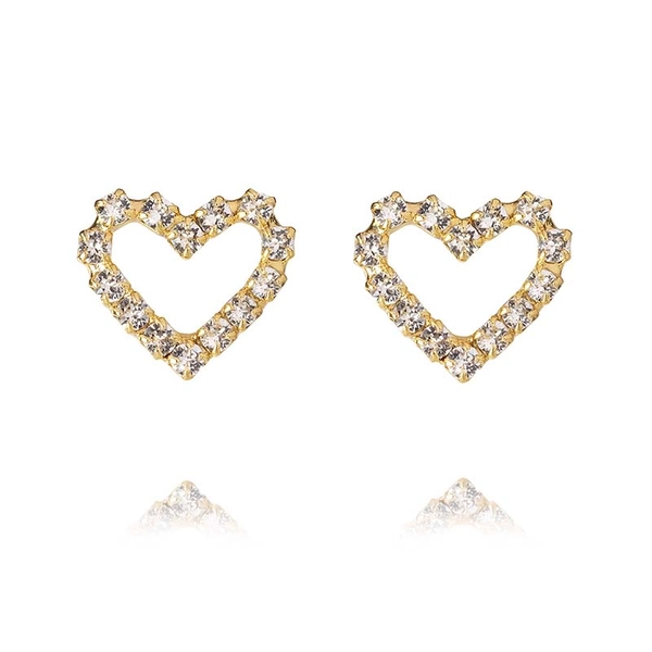 Sweetheart Earrings Gold Crystal - Caroline Svedbom - Snabb frakt & paketinslagning - Nordicspectra.se