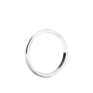 1946 Ring Välvd 2 mm Platina - Nordic Spectra - Förstärker livets stora händelser - Nordic Spectra
