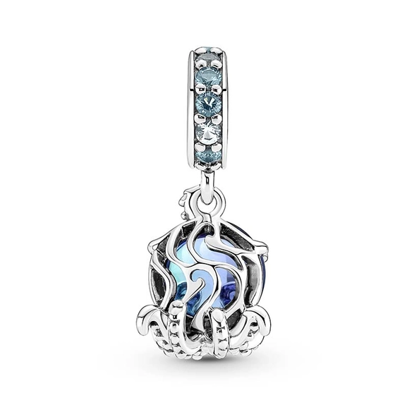 Süßer Oktopus Murano-Glas Charm-Anhänger von PANDORA, Schneller Versand - Nordicspectra.de