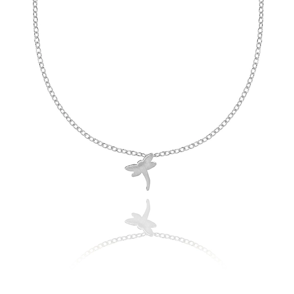 Dragonfly Neck Silver -CU Jewellery - Snabb frakt & paketinslagning - Nordicspectra.se