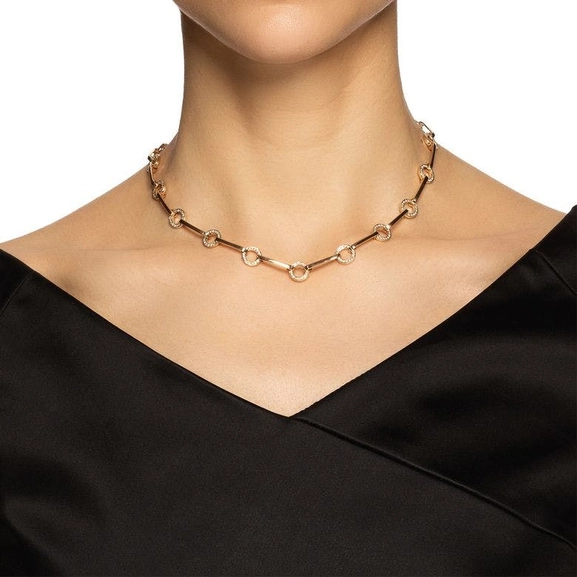 Ring Chain & Stars Necklace Gold - Efva Attling halsband - Snabb frakt & paketinslagning - Nordicspectra.se
