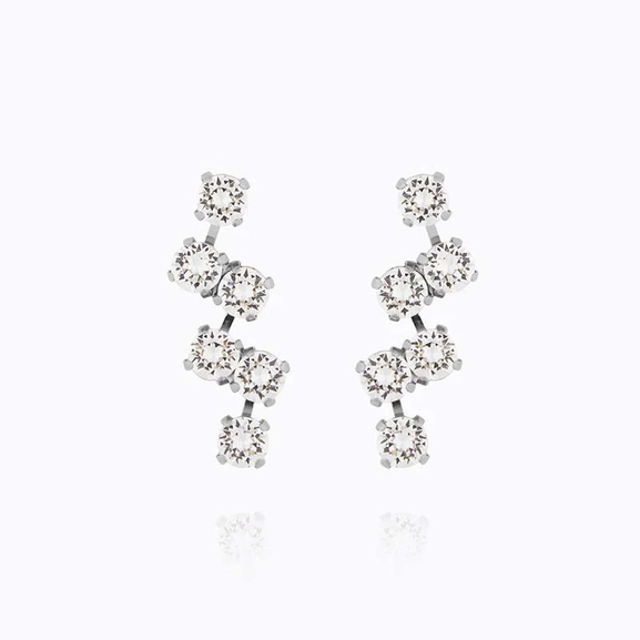 Fiona Earrings Rhodium Crystal - Caroline Svedbom - Snabb frakt & paketinslagning - Nordicspectra.se