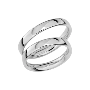 SR1018-3.5 Platina - Vigsel- & förlovningsringar - Schalins - Fri storleksändring* - Nordic Spectra
