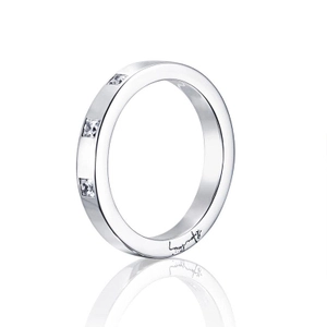 High & I Love You On Top Thin Ring White Gold - Efva Attling ringar - Snabb frakt & paketinslagning - Nordicspectra.se