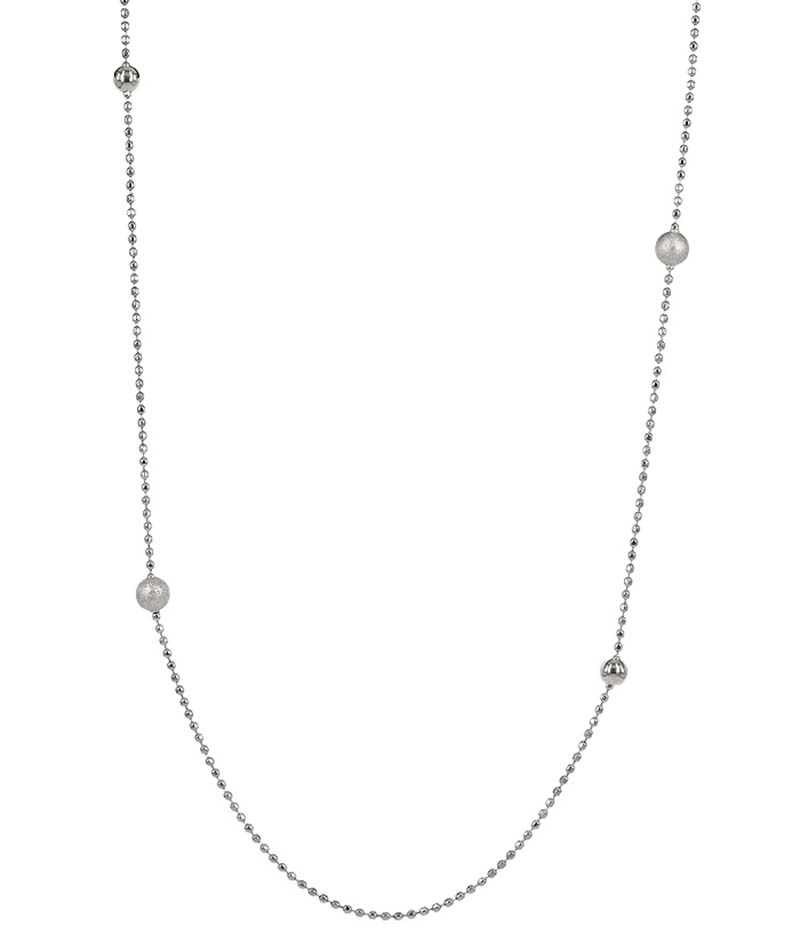 Astrid & Agnes - ZARA Långt Halsband Stål