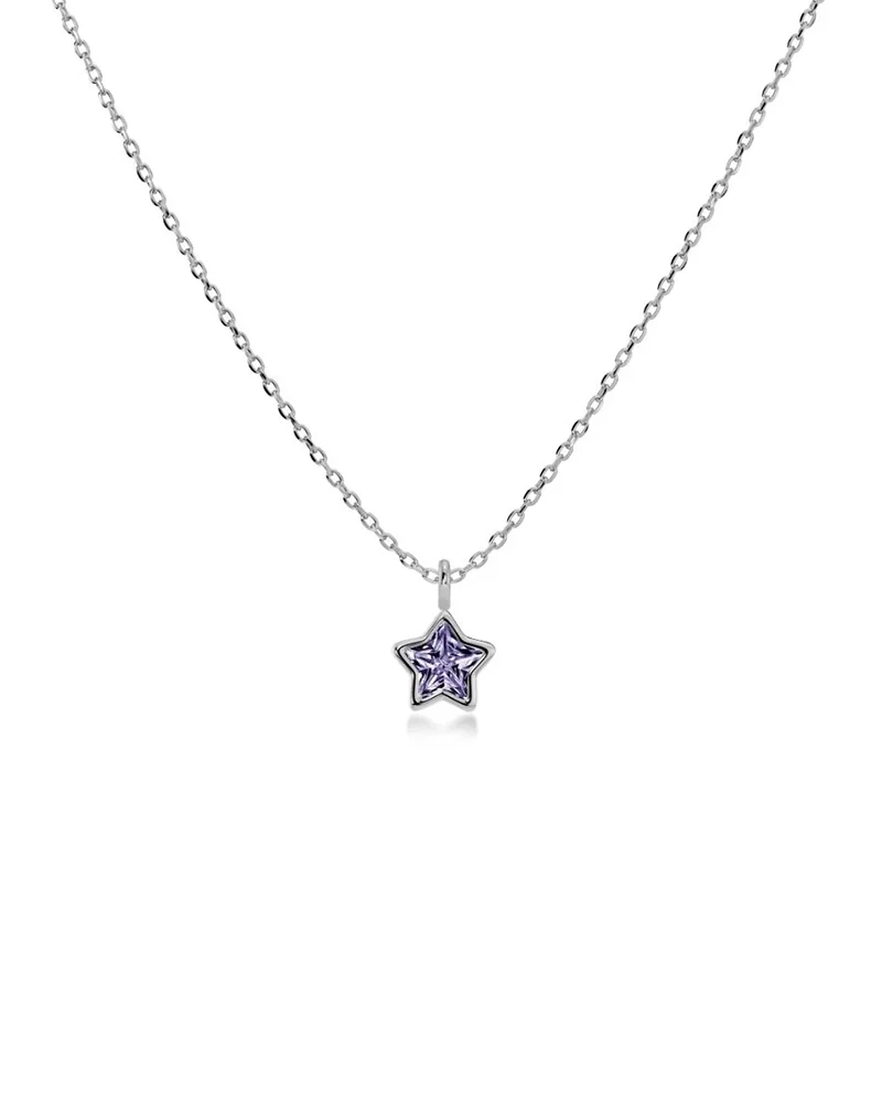 Star Sparkle Necklace Kids Purple Steel - Edblad - Snabb leverans - Gratis paketinslagning