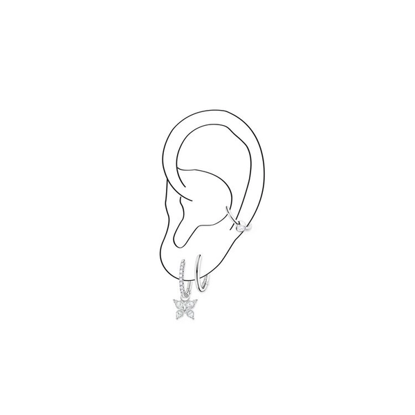 Ear Cuff Vit Sten - Thomas Sabo örhängen - Snabb frakt & paketinslagning - Nordicspectra.se