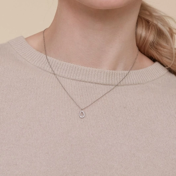 Sander Contour Necklace CZ Steel - Edblad - Snabb frakt & paketinslagning - Nordicspectra.se
