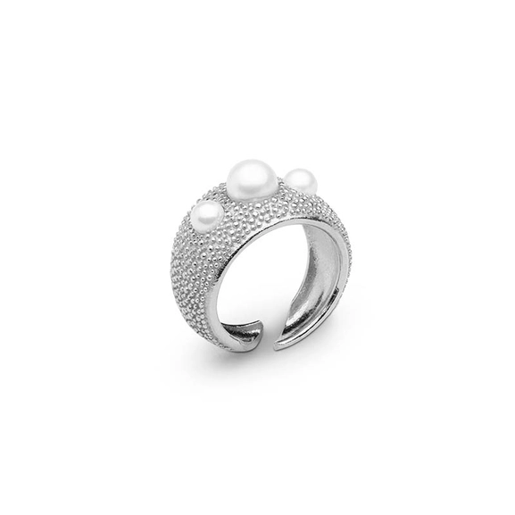 Pearl Bubble Ring Silver -CU Jewellery - Snabb frakt & paketinslagning - Nordicspectra.se