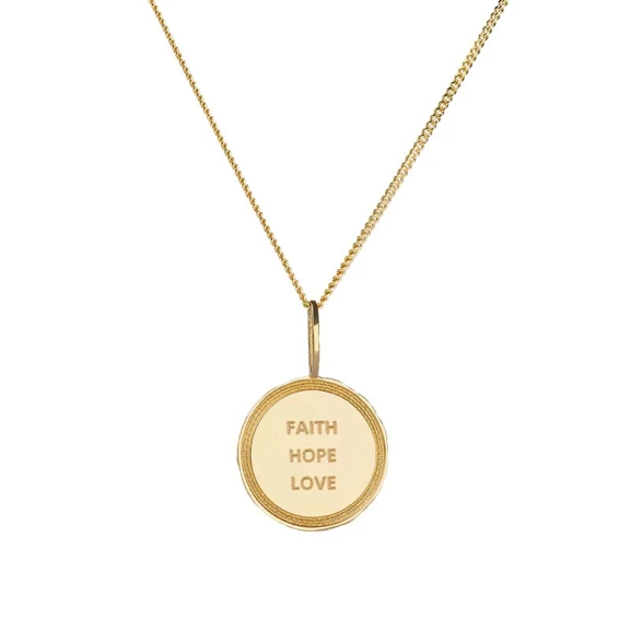 FHL Coin Necklace Wreath Gold - Emma Israelsson - Snabb frakt & paketinslagning - Nordic Spectra
